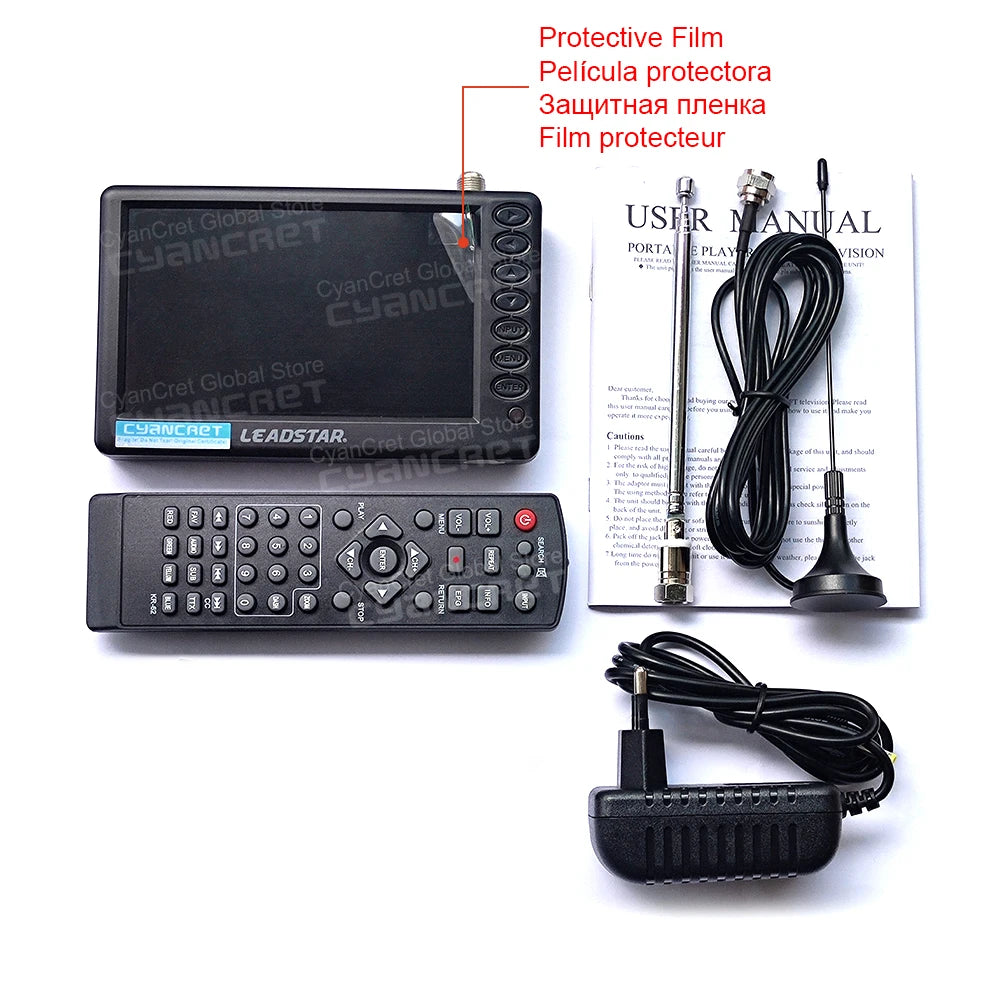 LEADSTAR D5 – 5" Pocket TV, Multi-Standard