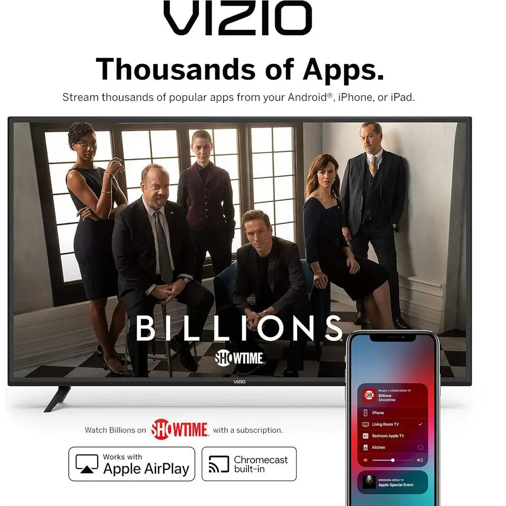 50" 4K Smart TV – AirPlay, Chromecast Built-In