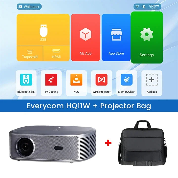 Everycom HQ11W – 3600 ANSI, Android 15, Ultra Quiet