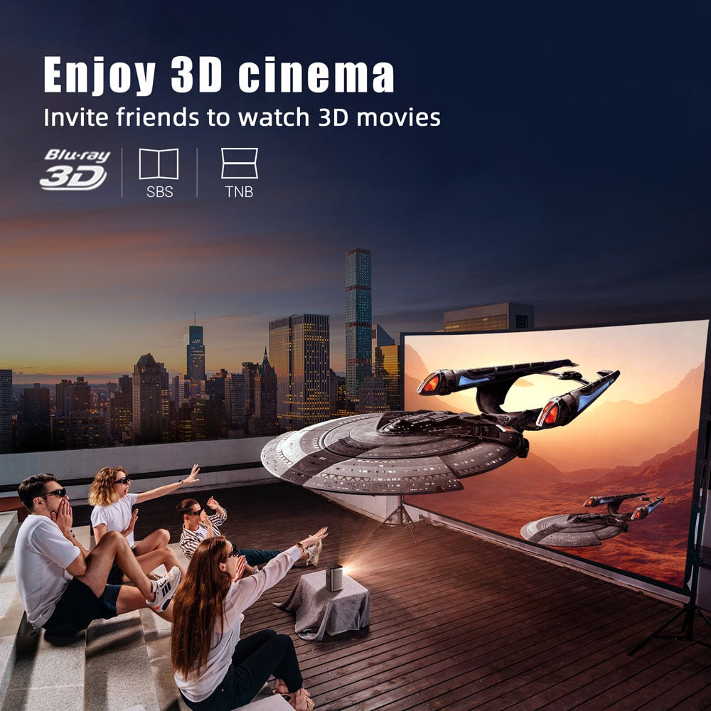 BYINTEK™ P70 Ultra Compact & Portable Version / 4K Projector