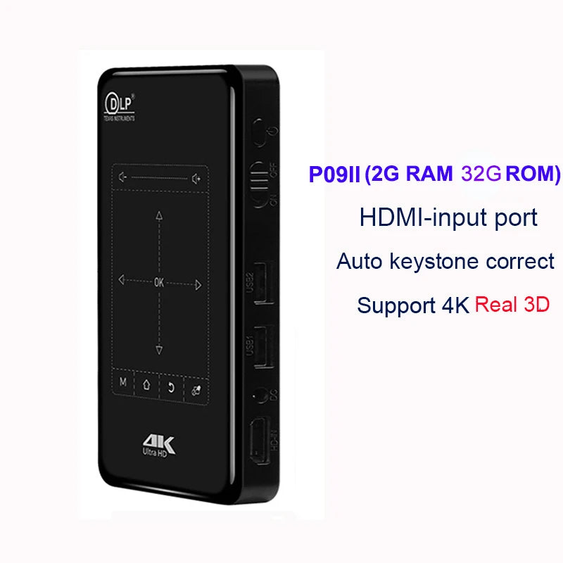 SmartIdea Phone-Size 4K DLP β 3D, AirPlay, Battery