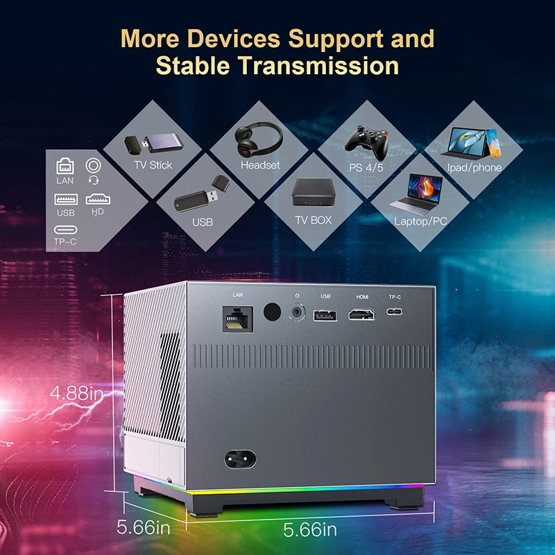 XNANO 300 ANSI โ 8K/4K, WiFi 5G, Voice Remote
