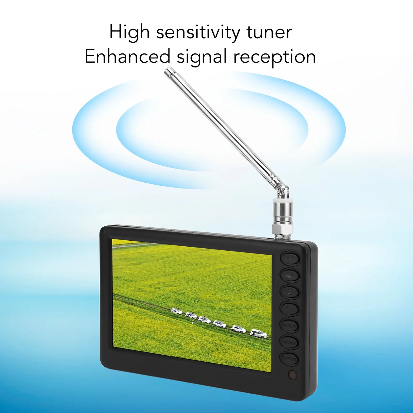 5" Portable TV – ISDB-T, Rechargeable, 1080P