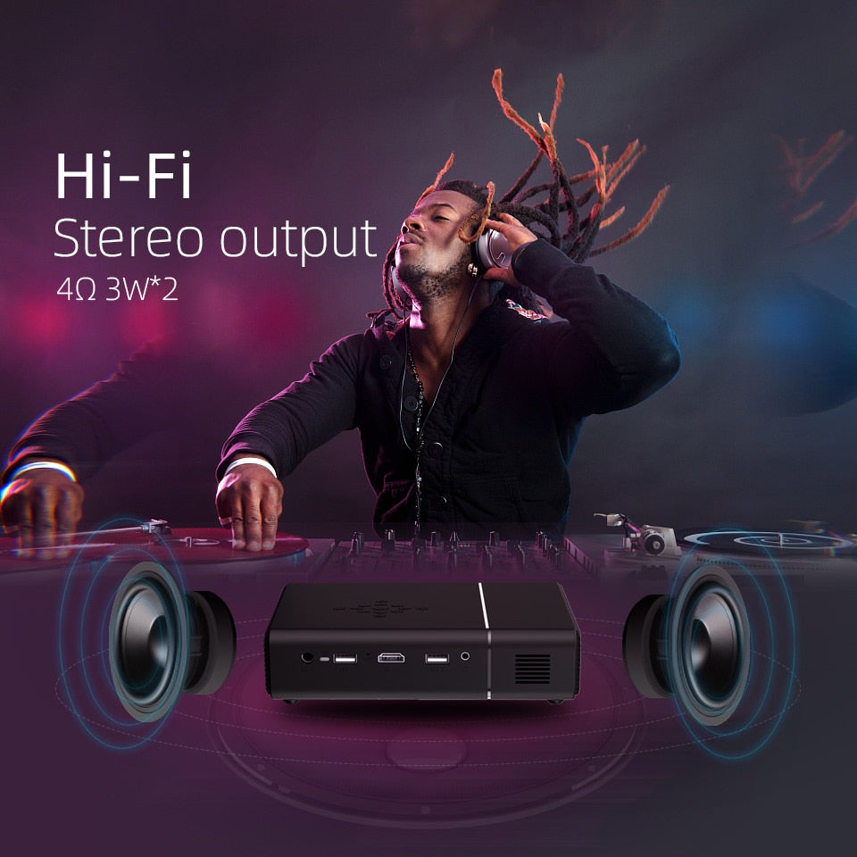 4k Projector BYINTEK™ U30 Compact Edition + Vevor screen projector ( Bundle )