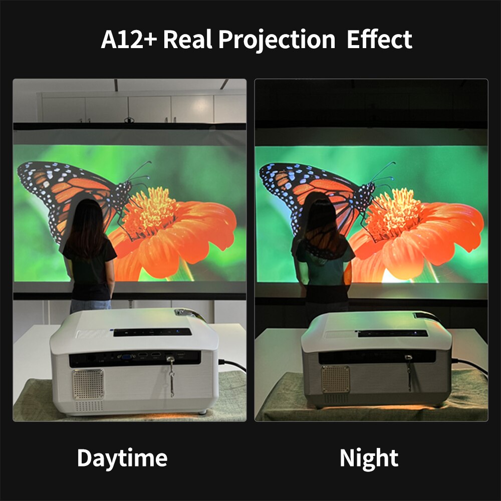 The CAIWEI A12 Pro Version Ultra 4k / 15000 Lumens Projectors Home Theater Cinema
