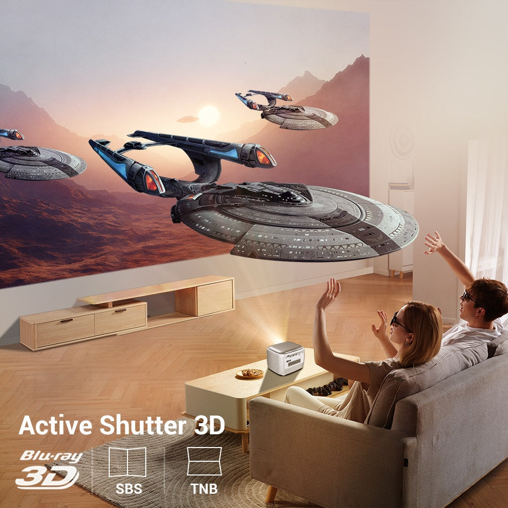 BYINTEK™ R23 Pro / 4k / 750 ANSI / Portable and compact with Battery