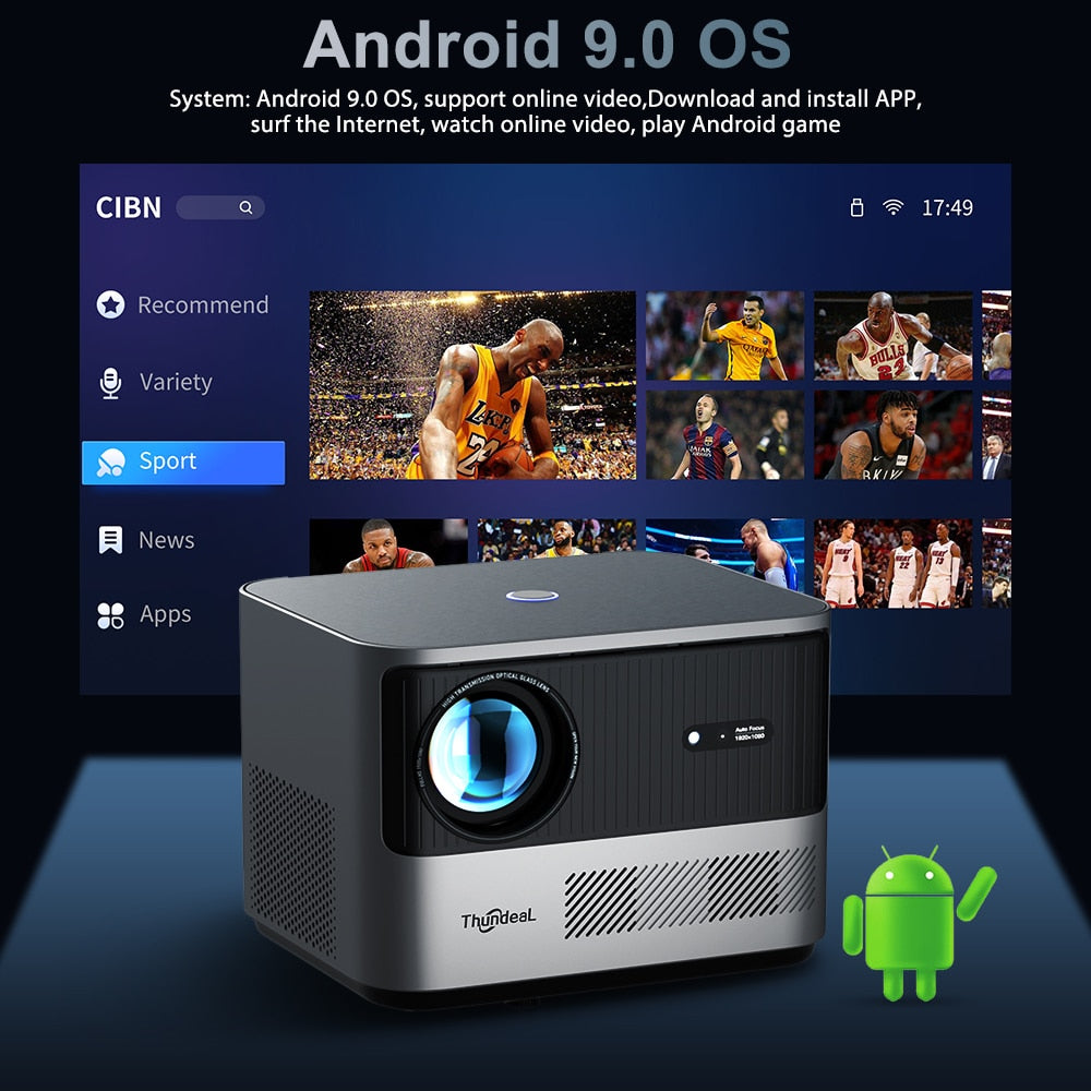 4k Projector ThundeaL TDA6 "Metal" Version 2023 / Full HD / 1080P / 2K / 4K Video Home Theater