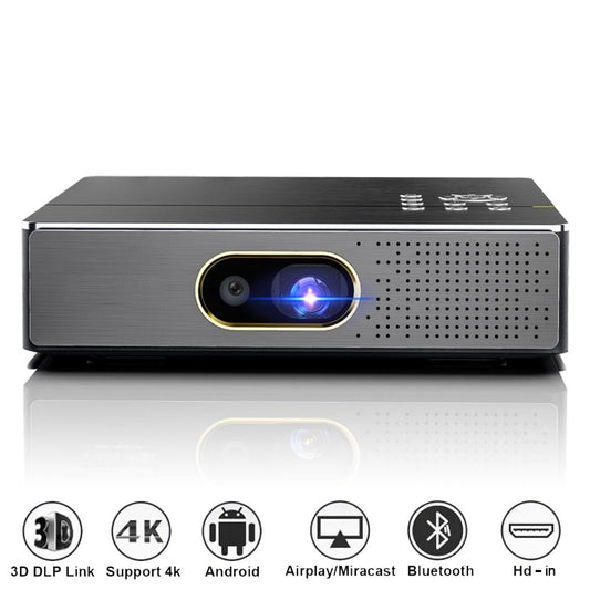 Home Theater MINI Beamer WZATCO S5 "Edition Titanium" Projector /4K/DLP