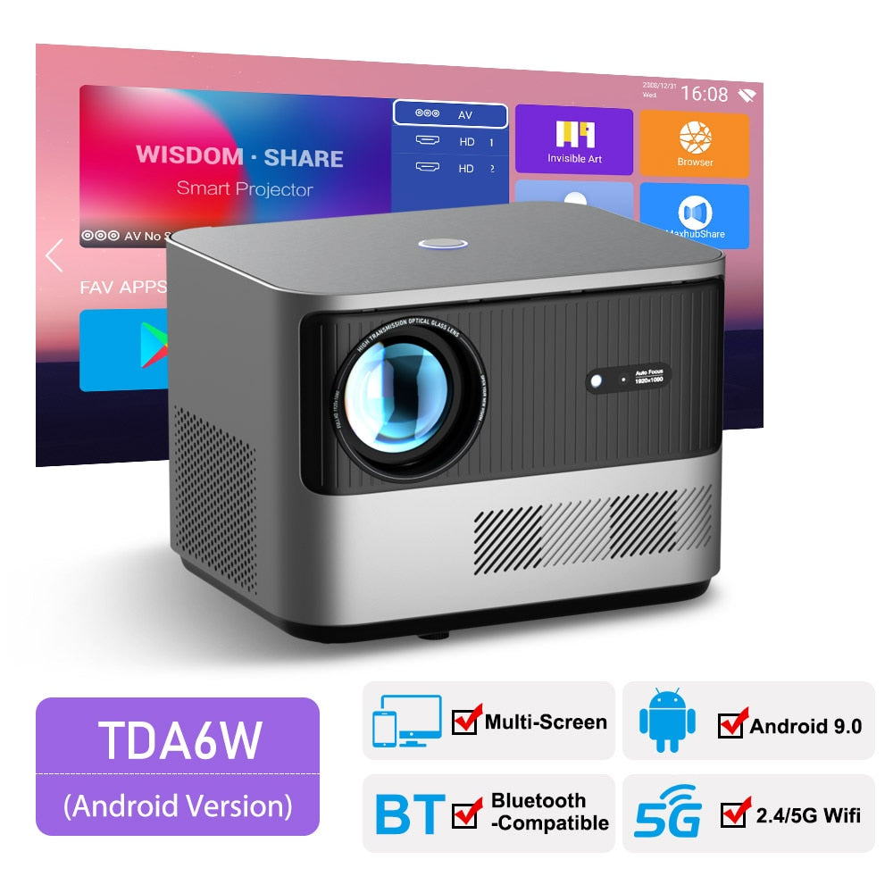 4k Projector ThundeaL TDA6 "Metal" Version 2023 / Full HD / 1080P / 2K / 4K Video Home Theater