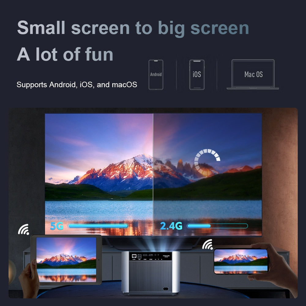 4k Projector ThundeaL TDA6 "Metal" Version 2023 / Full HD / 1080P / 2K / 4K Video Home Theater