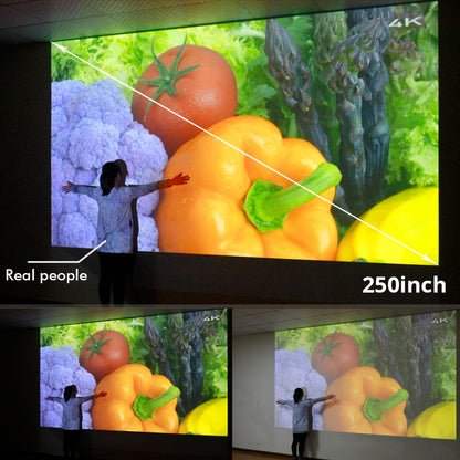 Mini Projector R15 Shadow Version /3D/4K/HQ
