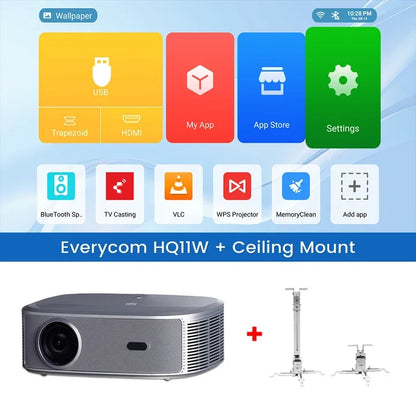 Everycom HQ11W – 3600 ANSI, Android 15, Ultra Quiet
