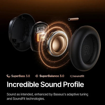 Baseus XH1 by Bose – ANC, BT6.1, 48dB, 100h