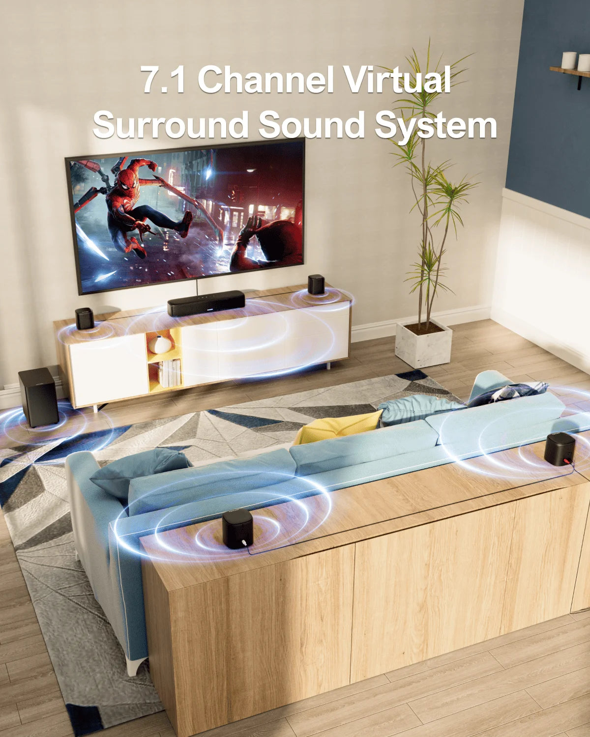 ULTIMEA 7.1 Virtual Surround – TV Speaker System