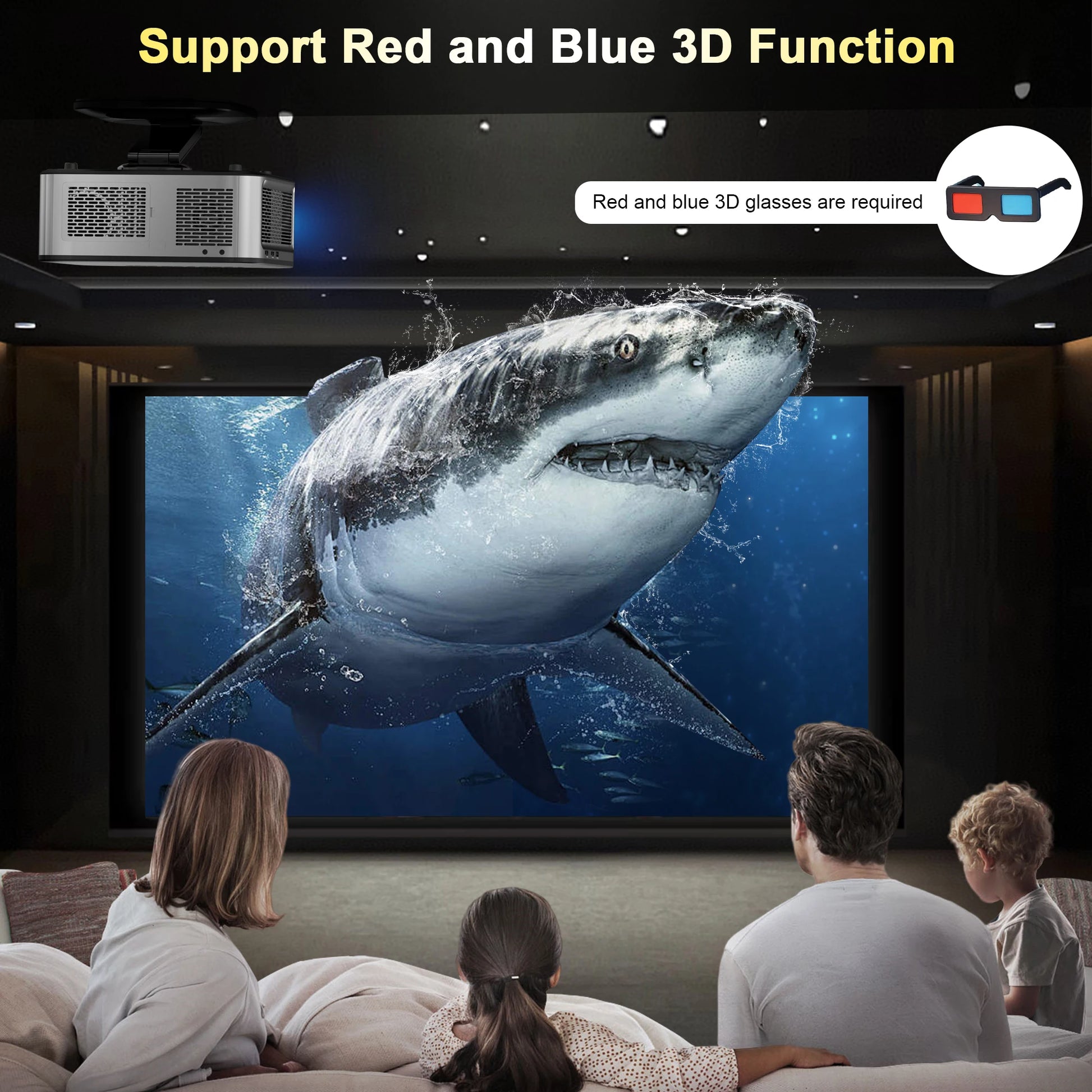 Projector 3000 HORLAT 4K UHD Laser Projector | 3000 ANSI Daylight – Projectors Dimensions