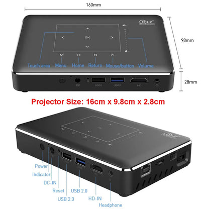 Smartldea Mini 4K 3D – Android, 8000mAh Battery