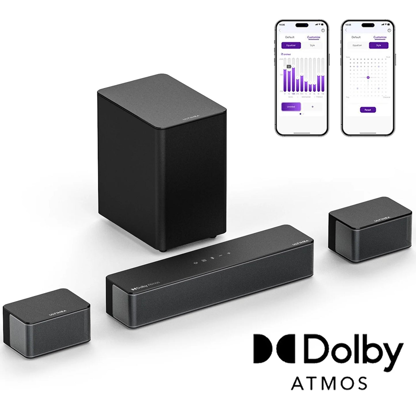 ULTIMEA 5.1 Dolby Atmos – 3D Surround System