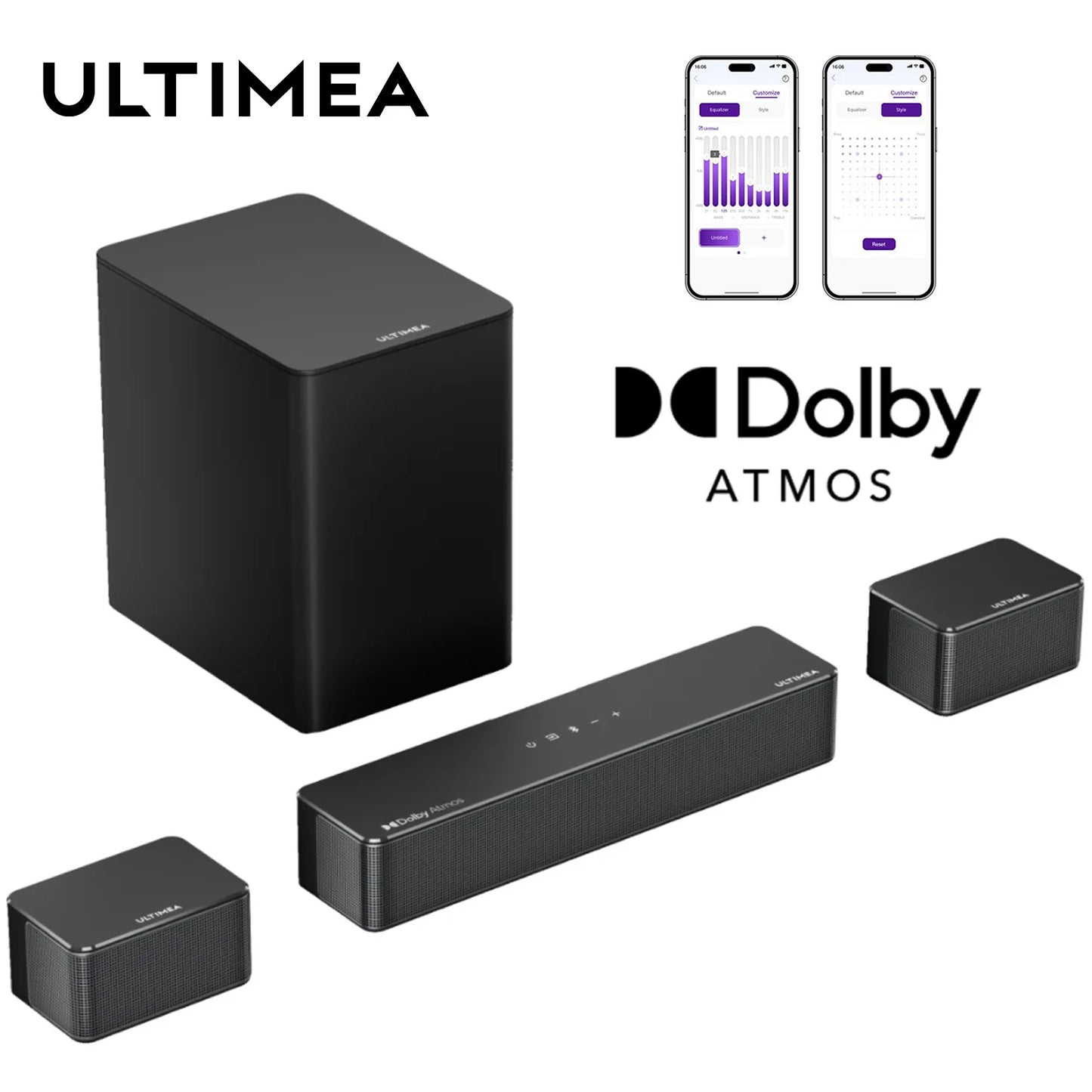 ULTIMEA 5.1 Dolby Atmos – 3D Surround System