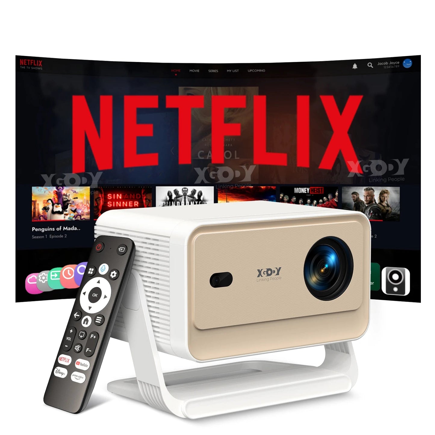 XGODY N6 Pro – Netflix Official, 4K, Voice Control