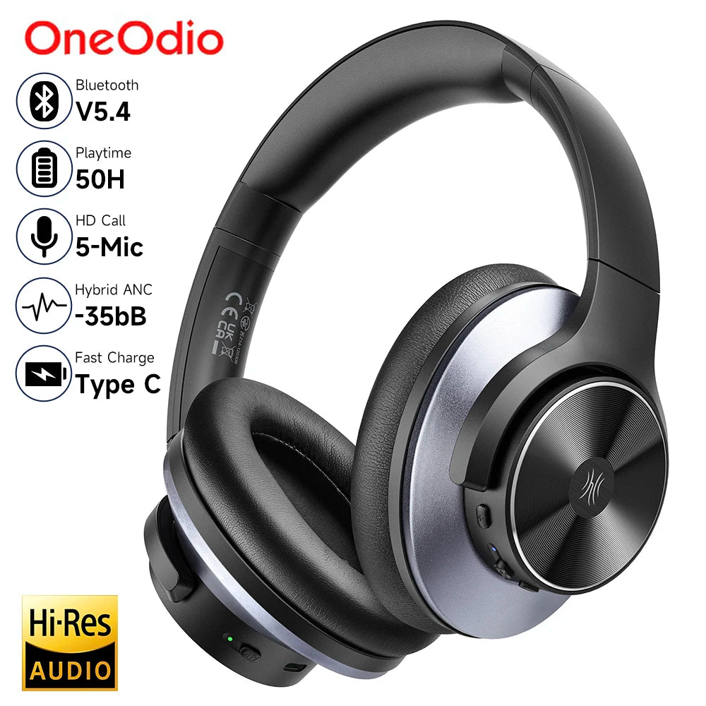 Oneodio A10 – ANC, BT5.4, HiRes Audio