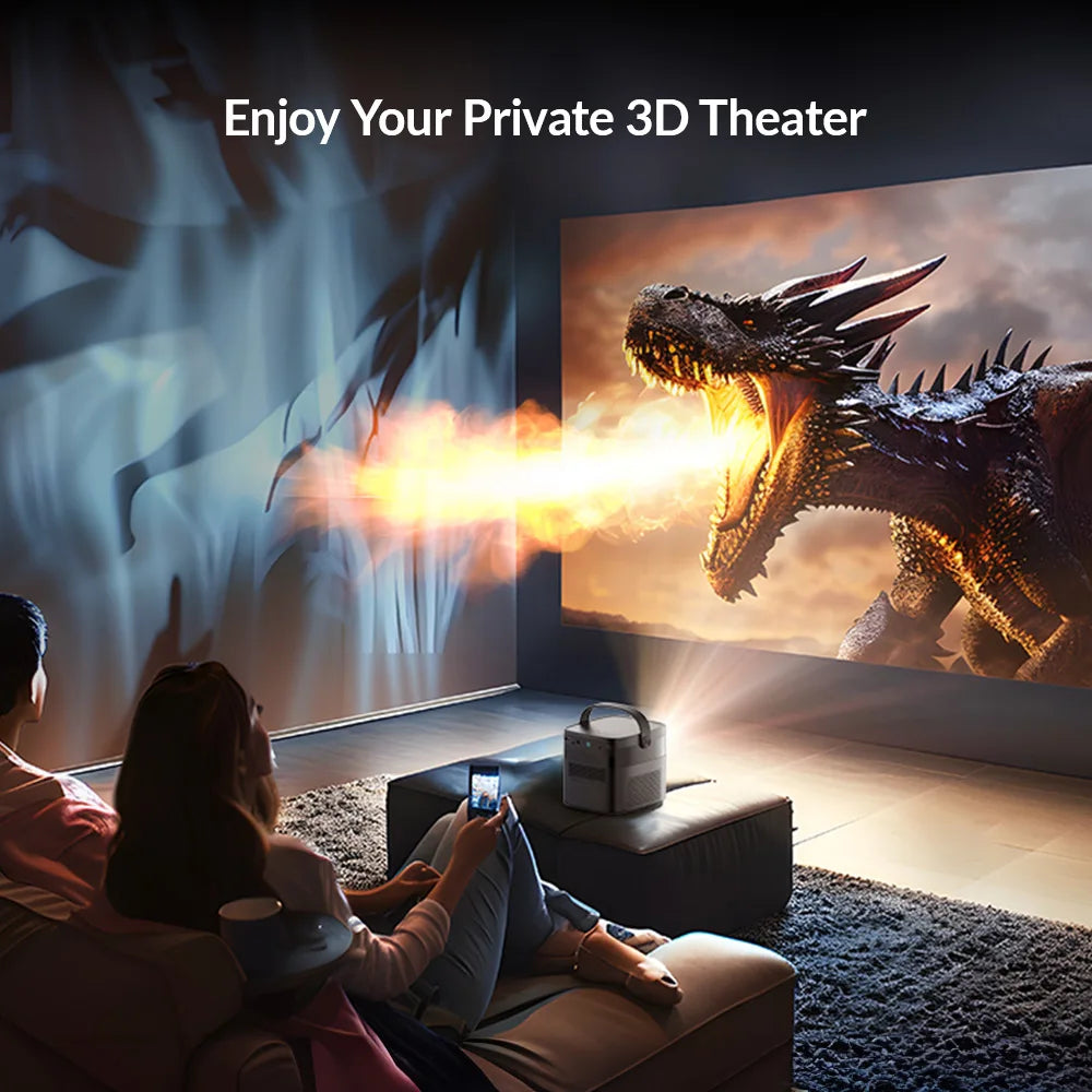 BYINTEK U75 – 4K 3D, 2×10W Speakers, 15000mAh