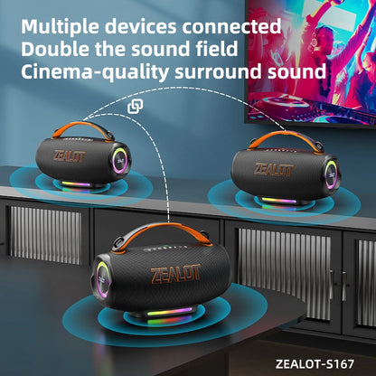 ZEALOT S167 – 100W IPX6 Waterproof Speaker
