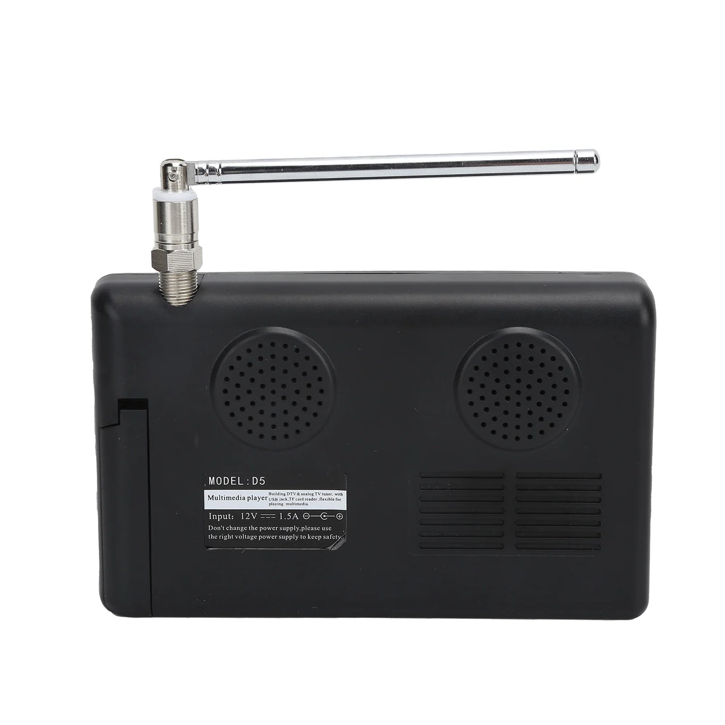 LEADSTAR 5" Pocket TV – FM Radio, ATV, Bluetooth