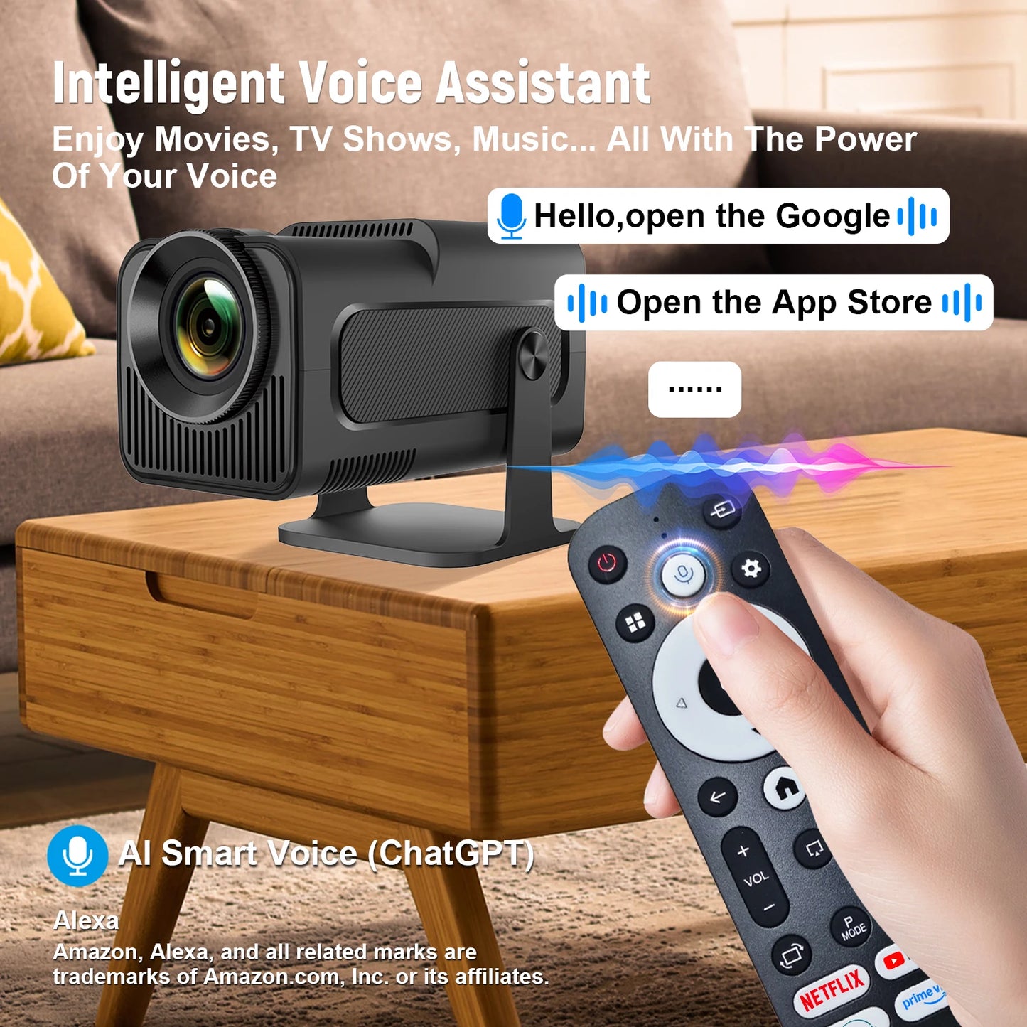 Velec HY320 NTV – 500 ANSI, Android 13, WiFi 6