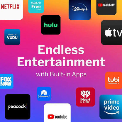 50" 4K Smart TV – AirPlay, Chromecast Built-In