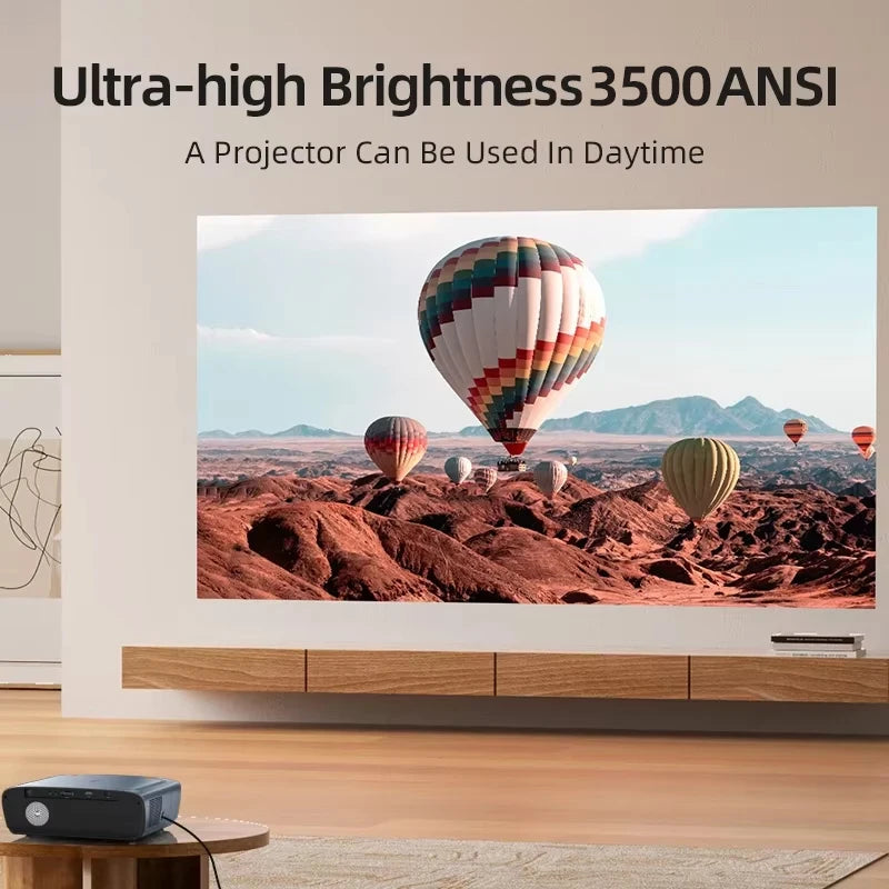 4K Projector with Android TV, Netflix, Dolby Audio, Dust-Proof