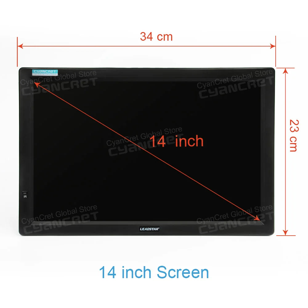 LEADSTAR D14 – 14" Portable TV, Analog + Digital