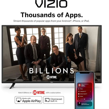 50" 4K Smart TV – AirPlay, Chromecast Built-In