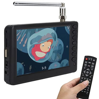 5" Mini Digital TV – ATSC HD, Remote Control