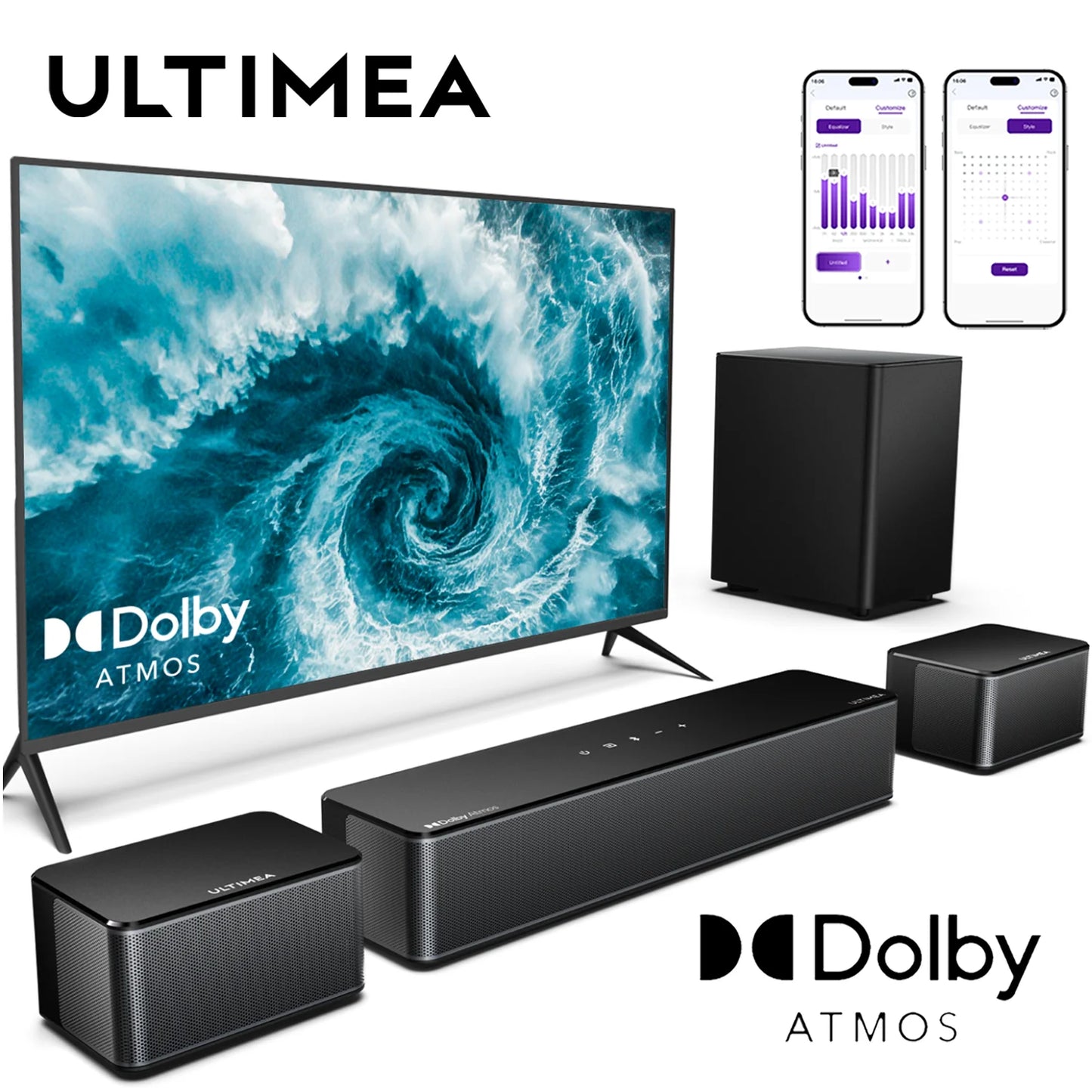 ULTIMEA 450W 5.1 Dolby Atmos – 3D Surround System