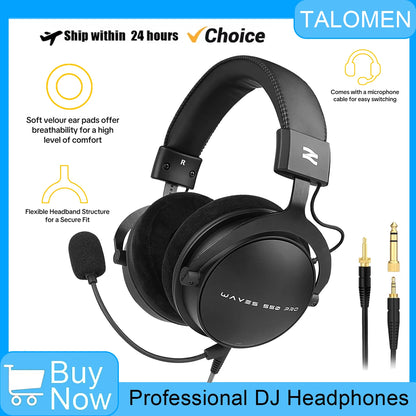 Talomen W550X – Wired Over-Ear, 50mm Driver