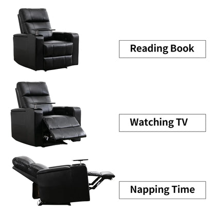 EBELLO Electric Recliner – Home Theater, Leather