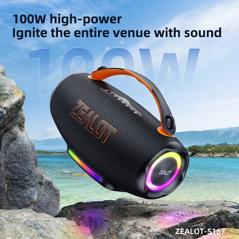 ZEALOT S167 – 100W IPX6 Waterproof Speaker