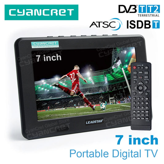 LEADSTAR D7 – 7" Portable Digital TV, Rechargeable