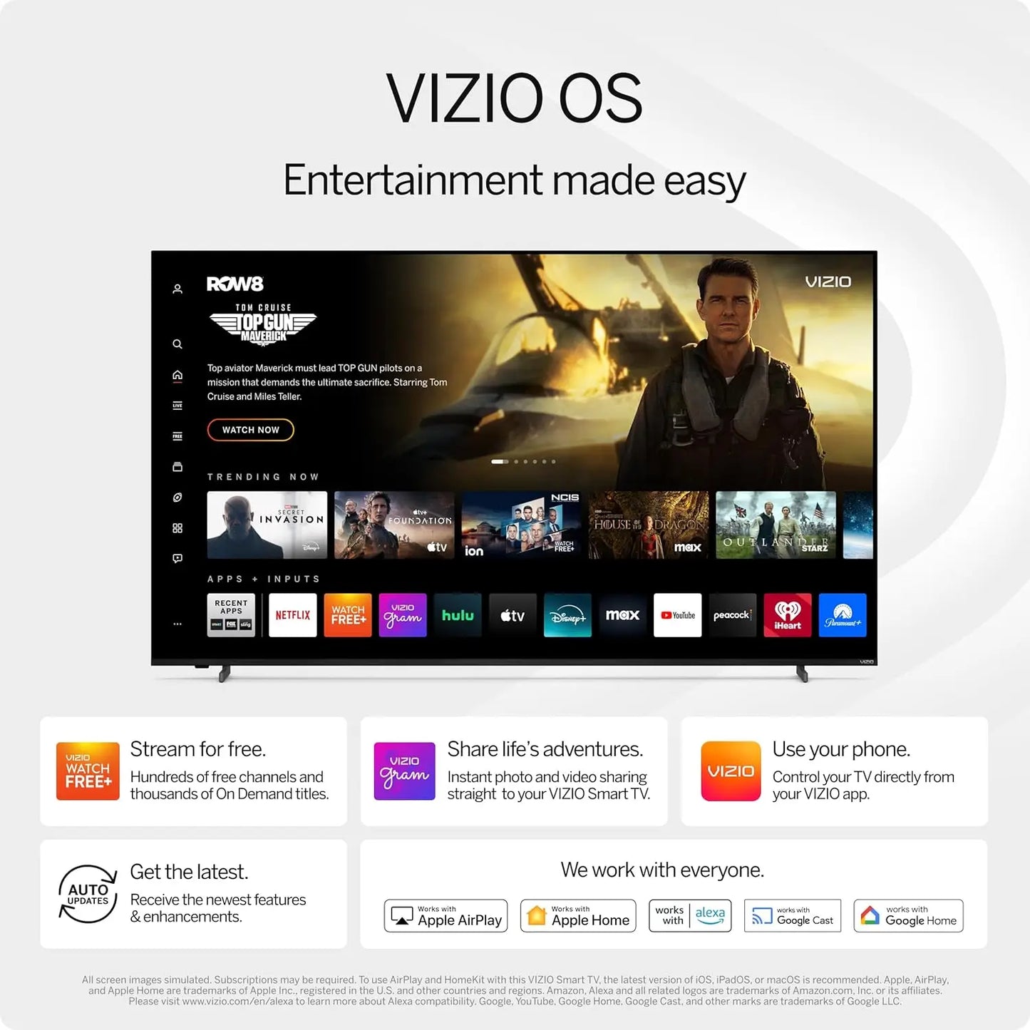 40" Full HD 1080p Smart TV – DTS, Alexa, Google Cast