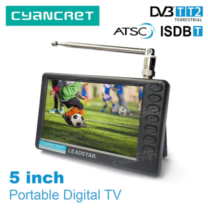 LEADSTAR D5 – 5" Pocket TV, Multi-Standard