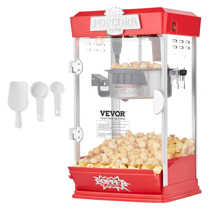 SucceBuy 4oz Popcorn – Compact Commercial, Red