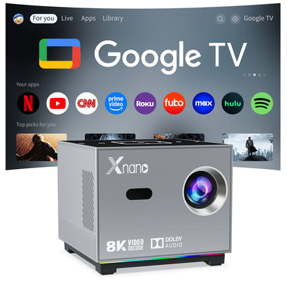 Portable LED Projector – WiFi, BT, Voice Remote