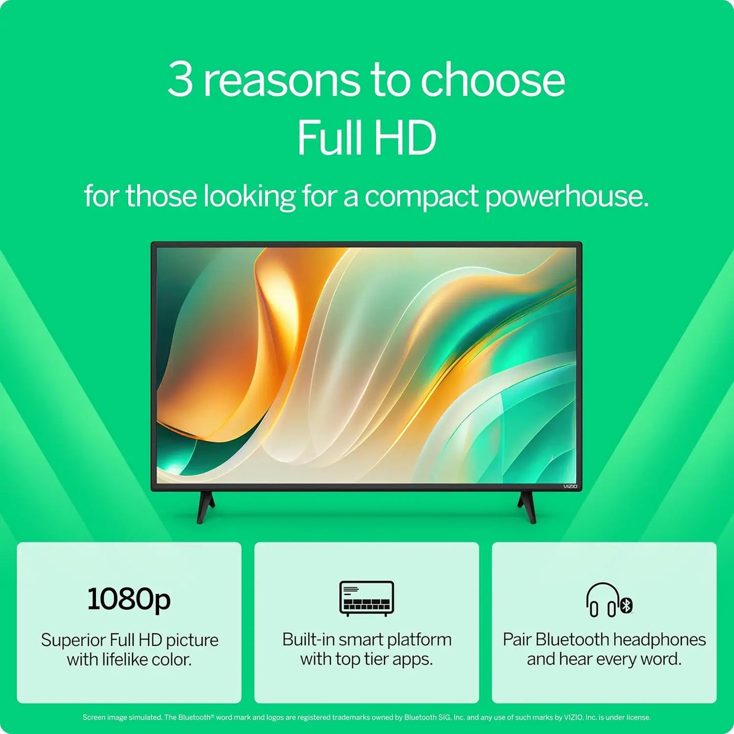 40" Full HD 1080p Smart TV – DTS, Alexa, Google Cast