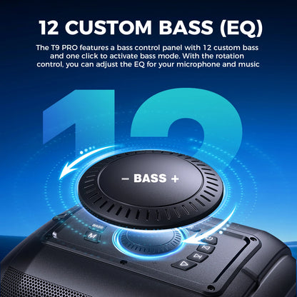 W-KING 250W – 120dB Party Speaker, Custom Bass