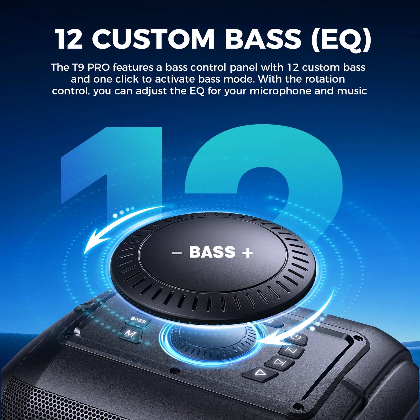 W-KING 250W – 120dB Party Speaker, Custom Bass