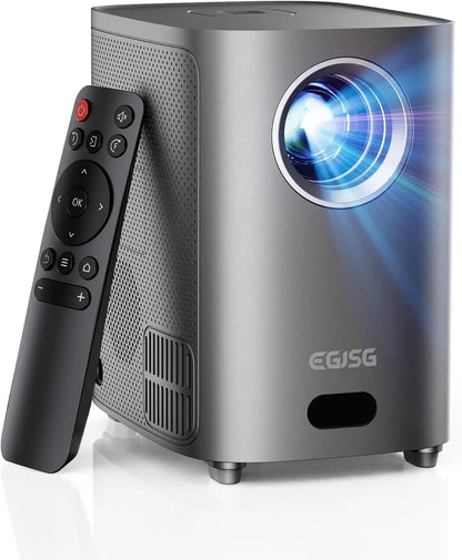 1080P Portable Projector – WiFi, BT, 4K Zoom, 300"