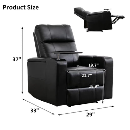 EBELLO Electric Recliner – Home Theater, Leather