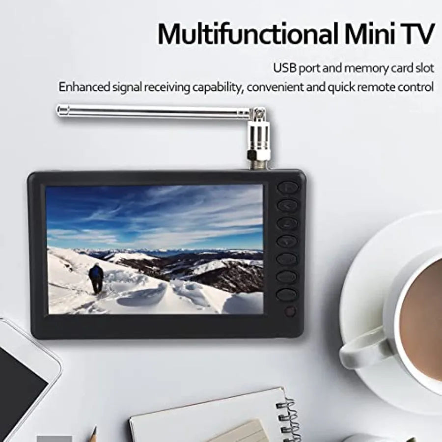 5" Mini Digital TV – ATSC HD, Remote Control