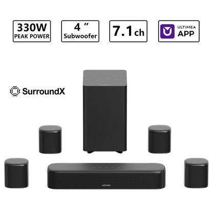 ULTIMEA 7.1 Virtual Surround – TV Speaker System