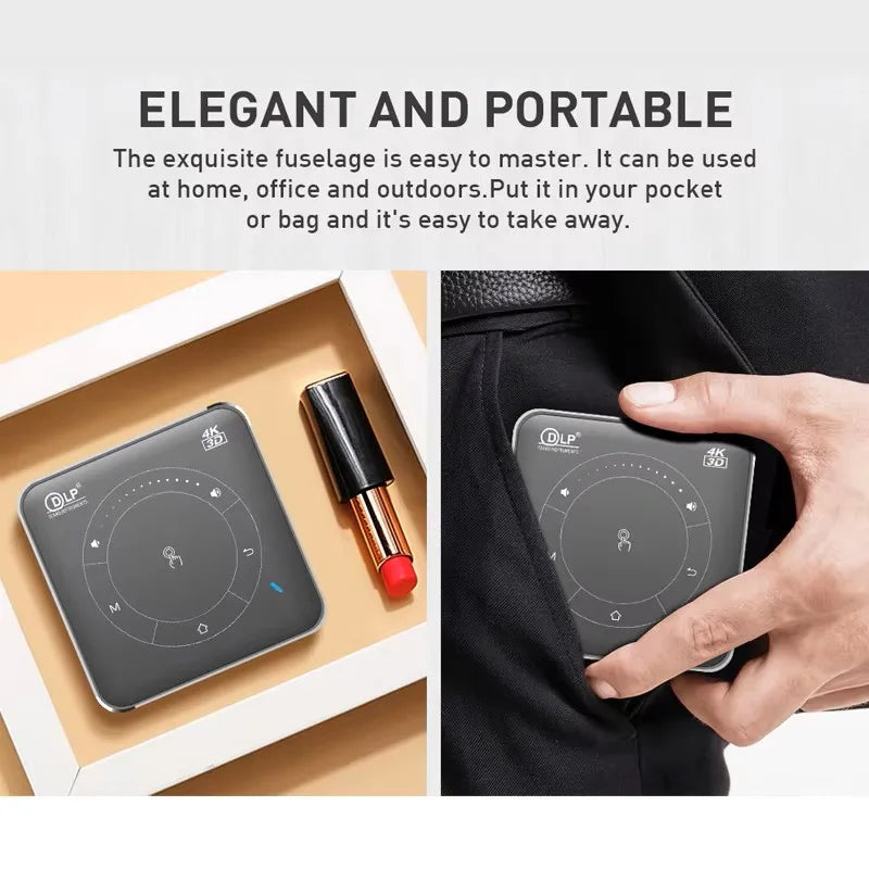 Smartldea 3D Mini DLP – Android WiFi, 4K Pico